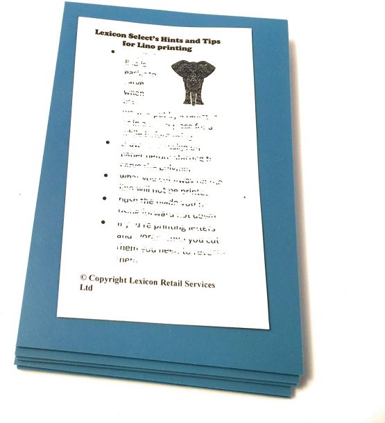 Lexicon Select Extra Super Soft Lino Block 150x100 mm - Pack of 5 with Lino Printing Hints and Tips