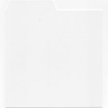 Pack of 26 x 7" inch White Plastic Vinyl Single 45RPM A - Z Record Collection Dividers