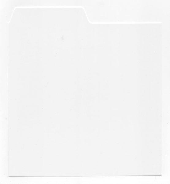 Pack of 26 x 7" inch White Plastic Vinyl Single 45RPM A - Z Record Collection Dividers