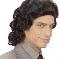 Frankie Black Wig for Hair Accessory Fancy Dress