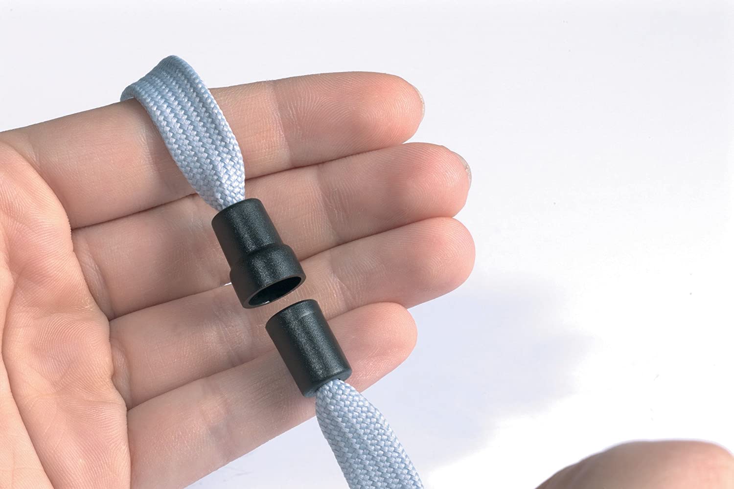 Durable Textile Lanyard 10 mm Blue, Dark Blue, 10 x 440 mm - Image 3