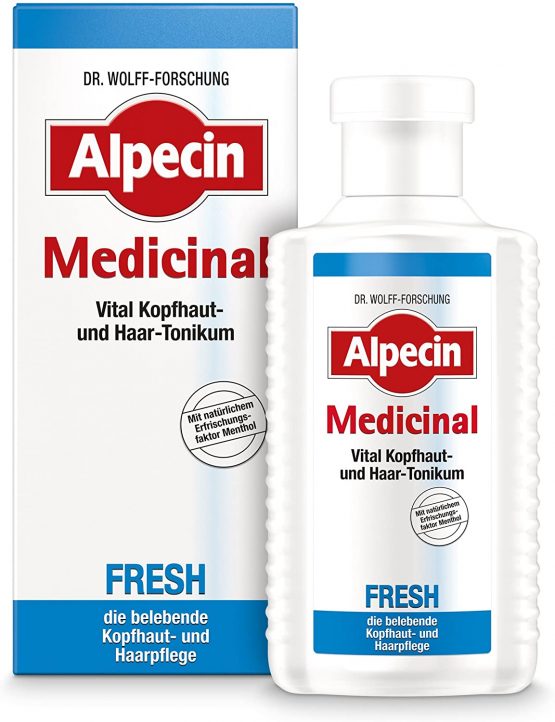 Alpecin Medicinal 20214 Vital Scalp and Hair Tonic, Fresh, 200 ml