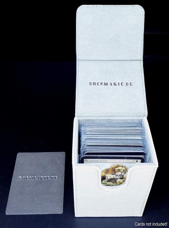 Docsmagic Premium Magnetic Tray Long Box White Medium + 3 Flip Boxes - Image 4