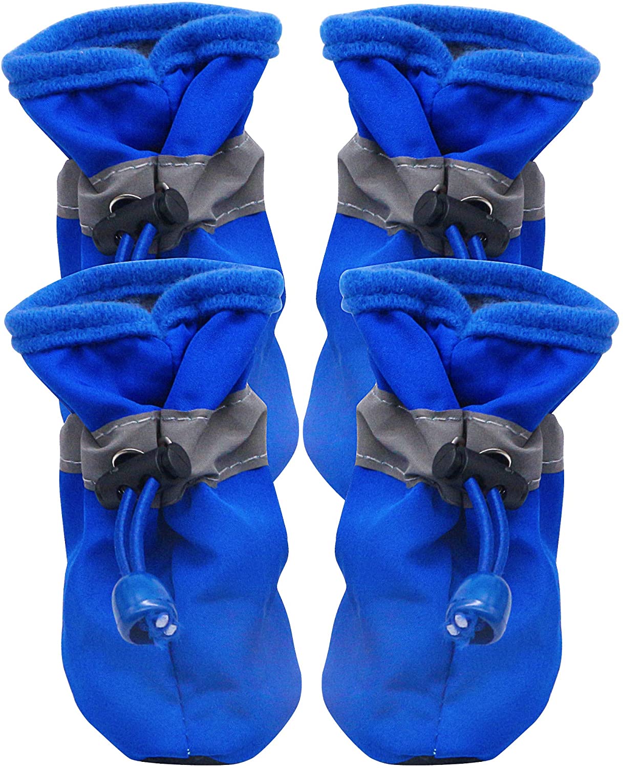 YAODHAOD Dog Shoes,Anti Slip Dog Boots Paw Protector, These Comfortable Soft Soled Dog Shoes are with Reflective Straps - Image 2