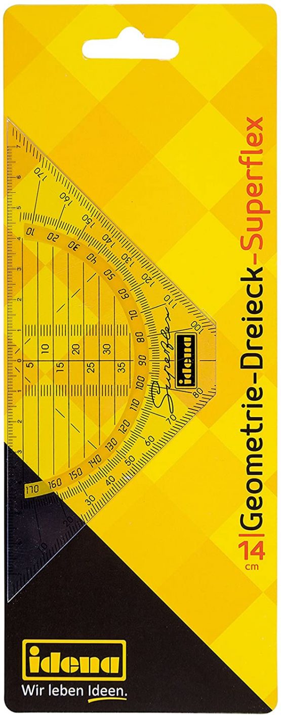 IDENA Superflex 602083 – Protractor, 16 cm