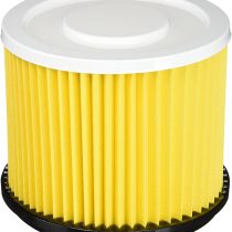 Einhell Original Replacement Pleated Filter with Lid, Fits Vacuum Cleaners Einhell a Wet / Dry, 150 x 155 mm