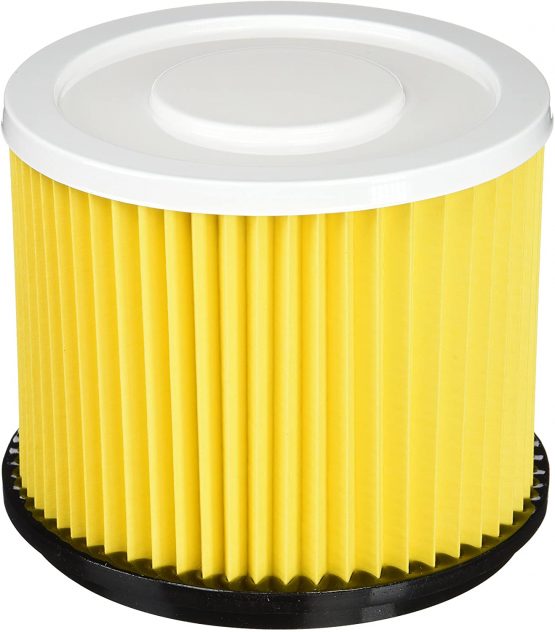 Einhell Original Replacement Pleated Filter with Lid, Fits Vacuum Cleaners Einhell a Wet / Dry, 150 x 155 mm