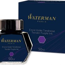 Waterman Fountain Pen Ink, Tender Purple, 50 ml Bottle