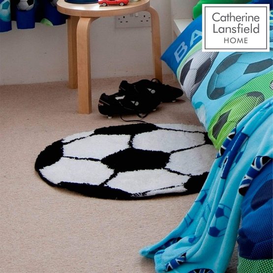 Catherine Lansfield It's A Goal 66 x 66 cm Rug Multi