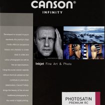 Canson Infinity PhotoSatin Premium RC 270gsm, semi-glossy white inkjet paper, A4, box of 25 sheets