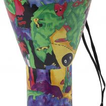 Remo KD-0608-01 Kids Percussion Djembe 8" x 14" Rain Forest Design
