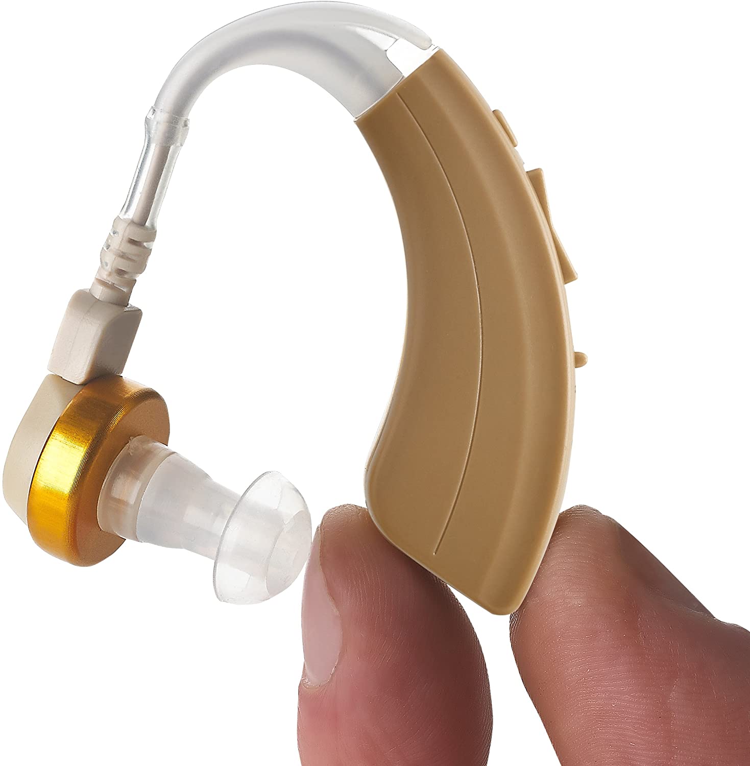 MEDca Rechargeable Digital Ear Hearing Amplifier – Behind the Ear ...