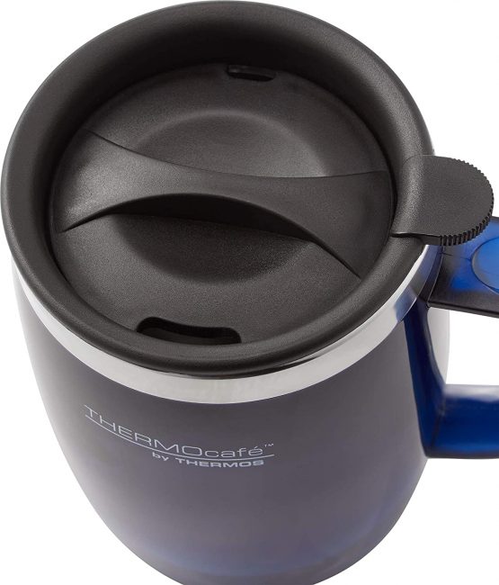 Thermos 187075 ThermoCafé Translucent Desk Mug, Midnight Blue, 450 ml - Image 3
