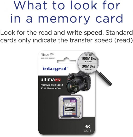 Integral 32GB 2 Pack SD Card with a 6 Slot Protective Metal Card Case - 4K Ultra-HD Video Premium High Speed Up to 90MB/s Read Speed - SDHC V30 UHS-I U3 Class 10 SD Memory Card Twin Pack - Image 4