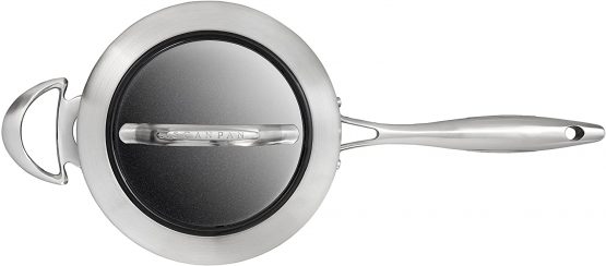 SCANPAN SP65232000 CTX 4qt Covered Sauce Pan, Stainless Steel, 3.5 liters, Silver - Image 3