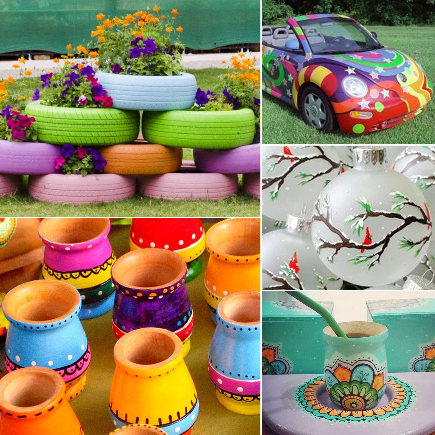 Acrylic Paint Pens, RATEL 12 Colors Paint Pens Marker Pen for Rock Painting, 0.7mm Fine Tip