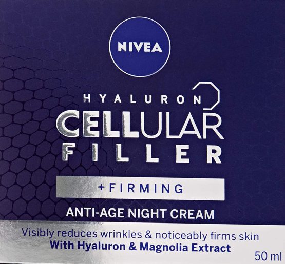 NIVEA Hyaluron Cellular Filler Anti-Age Night Cream, Night Cream for Women with Hyaluronic Acid and Magnolia Extract, Anti Wrinkle Night Cream, Night Face Cream - Image 2