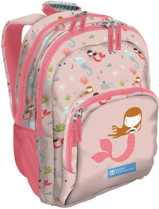 Mini Backpack 3 pockets - Aldeas Infantiles SOS - Sirena