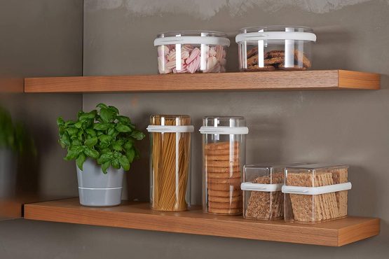 Mepal box Stora white – The food storage container is transparent and the size is tailored to fit standard packaging of crispbread, san/tpe, 1600 ml - Image 3
