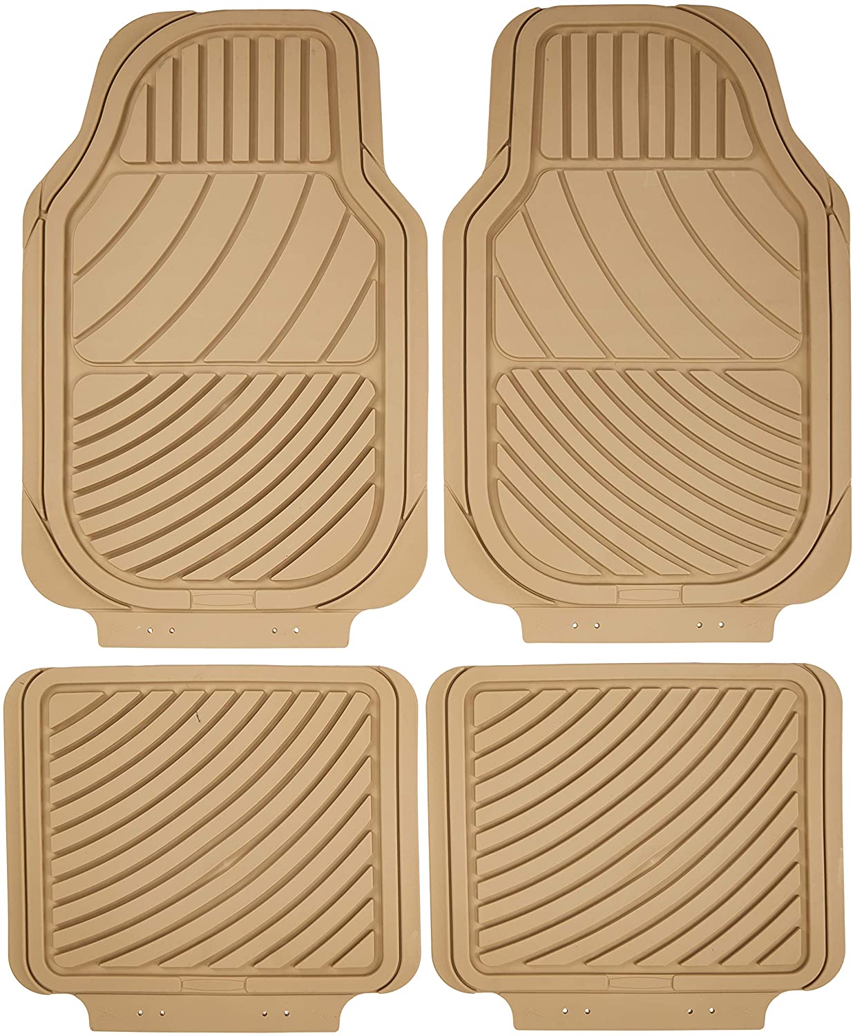Sumex CARAT10 Carat Universal Rubber Car Mats - Beige