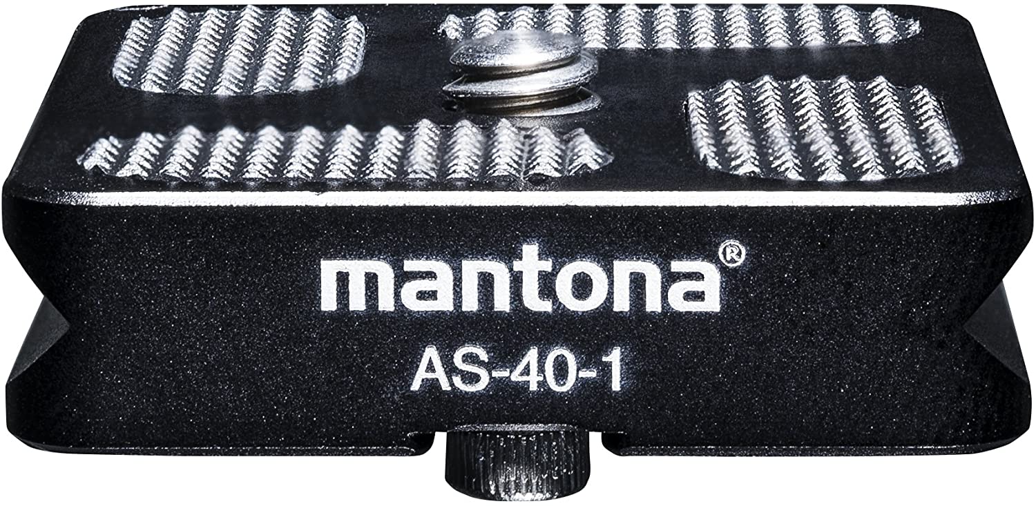 Mantona Quick Release Plate, black, AS-40-1 - Image 2