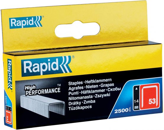 Rapid High Performance Staples, No.53, Leg Length 14 mm, 11860425 - 2500 Pieces - Image 2