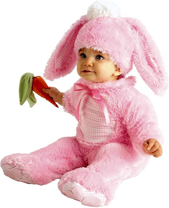 Rubie's 8853526-12 Unisex-Child Precious Pink Wabbit Costume, 12-18 Months