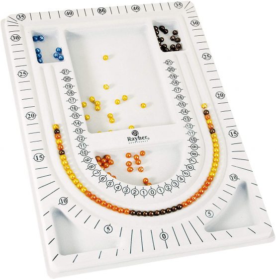 Rayher Bead Design Board with Cover for Jewellery Making, Beading Board for Necklace and Bracelet, 23 x 33 cm, 8902900