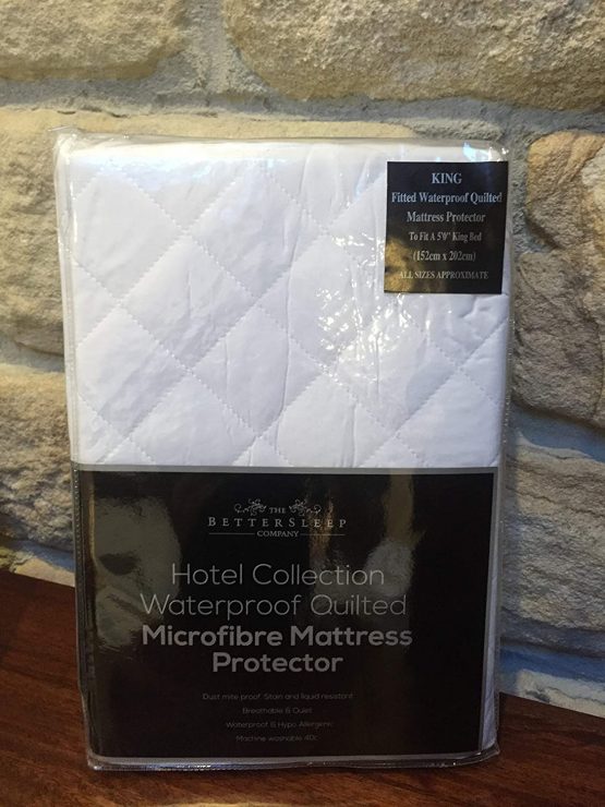The Bettersleep Company Brand Waterproof Quilted Microfibre Mattress Protector - Hotel Quality Anti Dustmite, Waterproof, Absorbent, Breathable & Fully Fitted - Kingsize - Image 4
