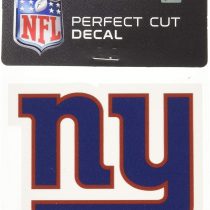 NFL New York Giants 63059011 Perfect Cut Color Decal, 4" x 4", Black
