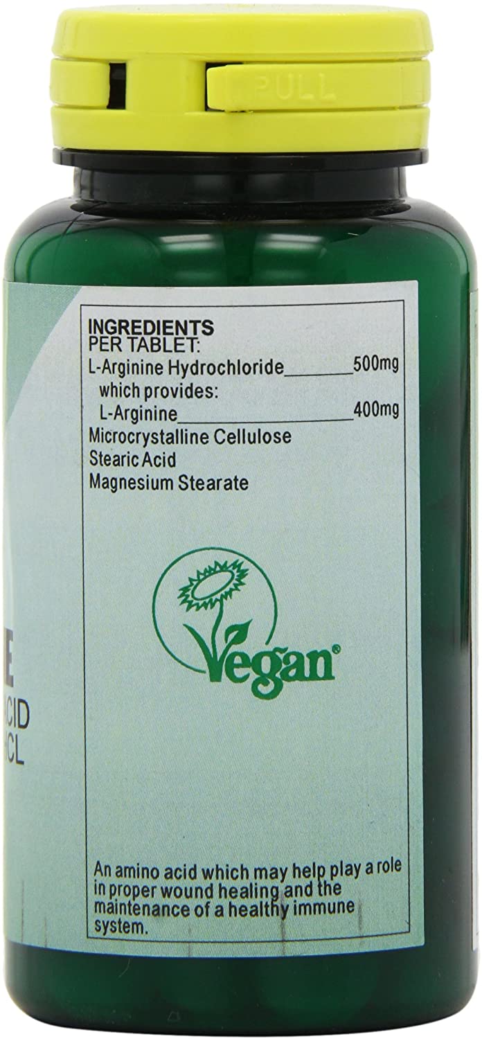 Health Plus Amino L-Arginine HCL 500mg Amino Acid Supplement - 90 Tablets, Natural, 90 count (Pack of 1) - Image 3