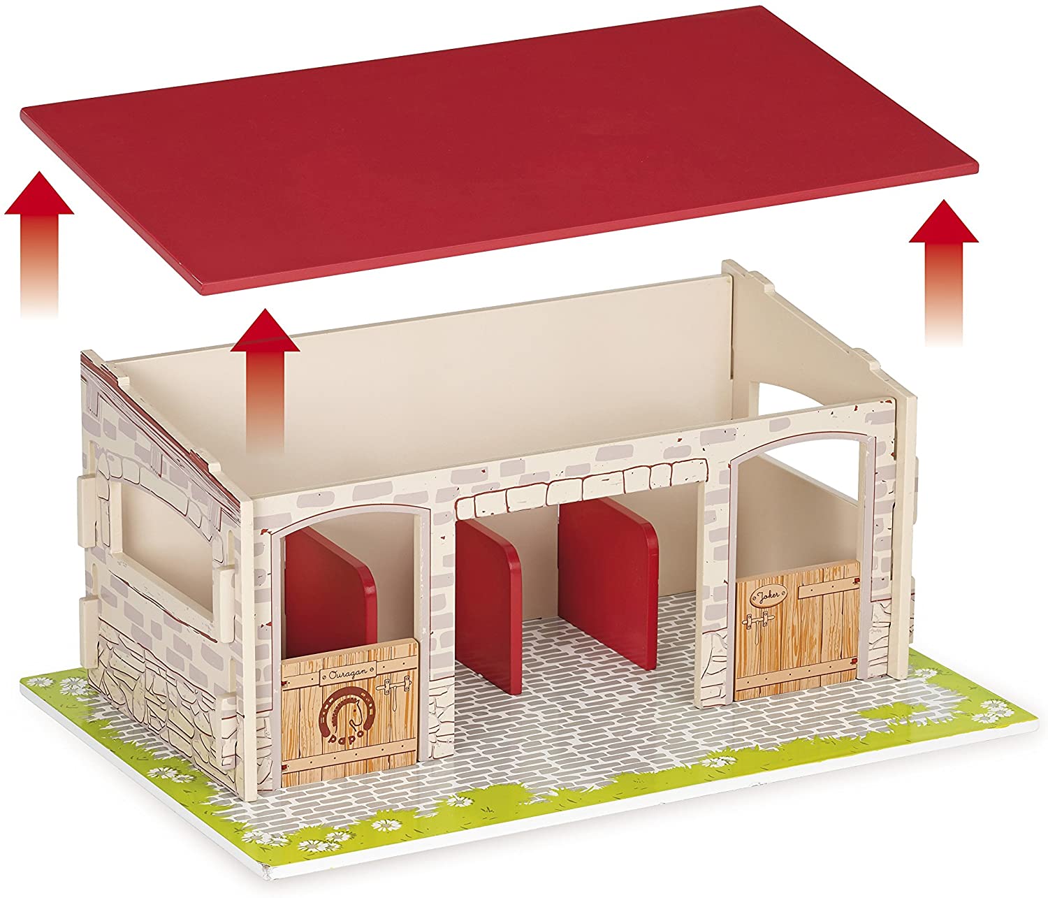 Papo, Horse Box Toy for Kids, Ages 3+, Equestrian World Collection, Creative Play Equestrian World - Image 2