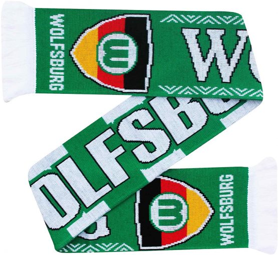 Germany VfL Wolfsburg (Bundesliga) Football Crest Scarf (100% Acrylic) - Image 3
