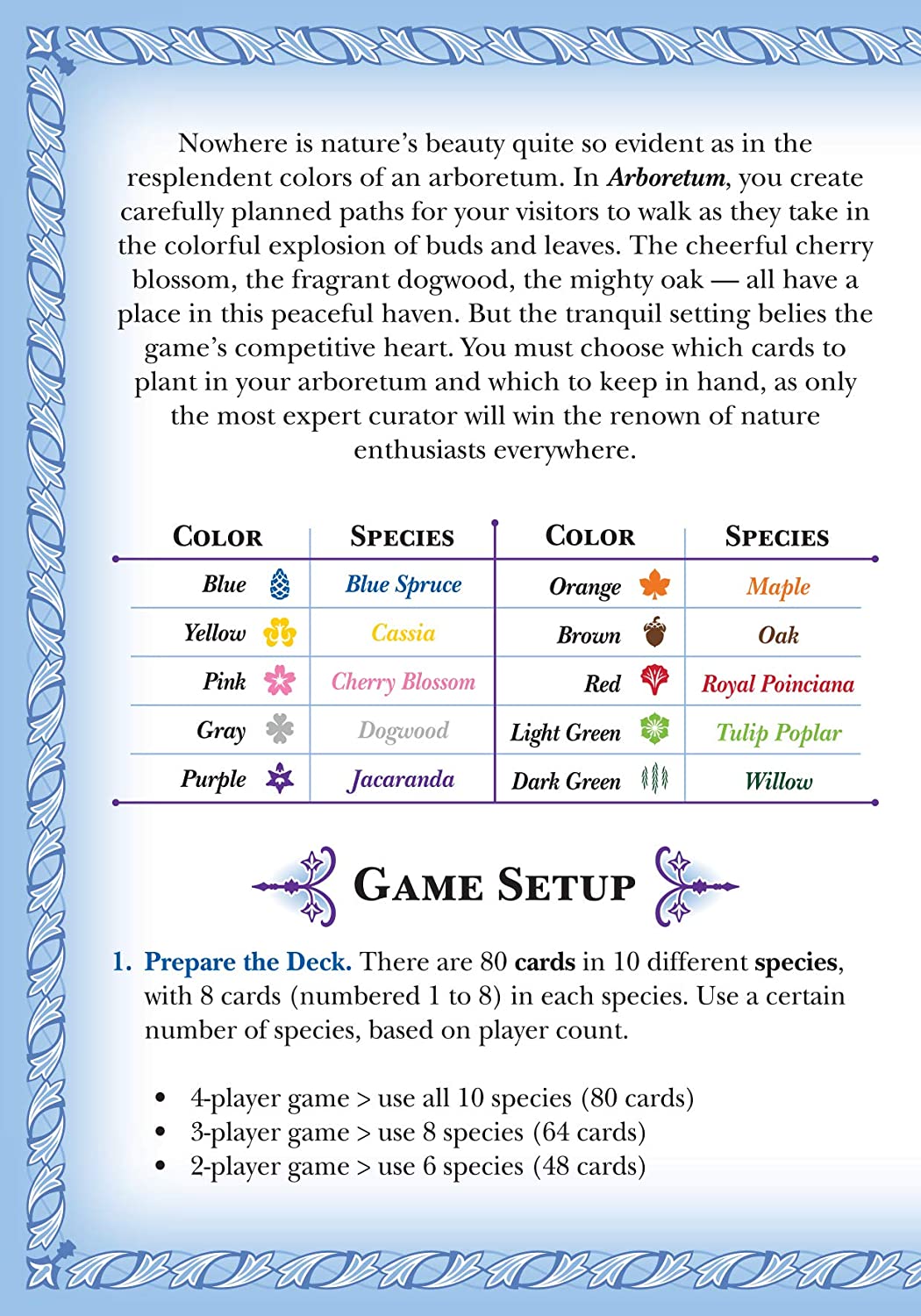 Renegade Game Studios , Arboretum , Card Game , Ages 8+ , 2-4 Players , 30 Minutes Playing Time, Mixed Colours - Image 3