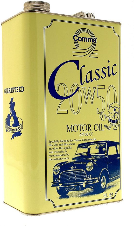 Comma CLA20505L 5L 20W/50 Classic Motor Oil - Yellow - Image 2
