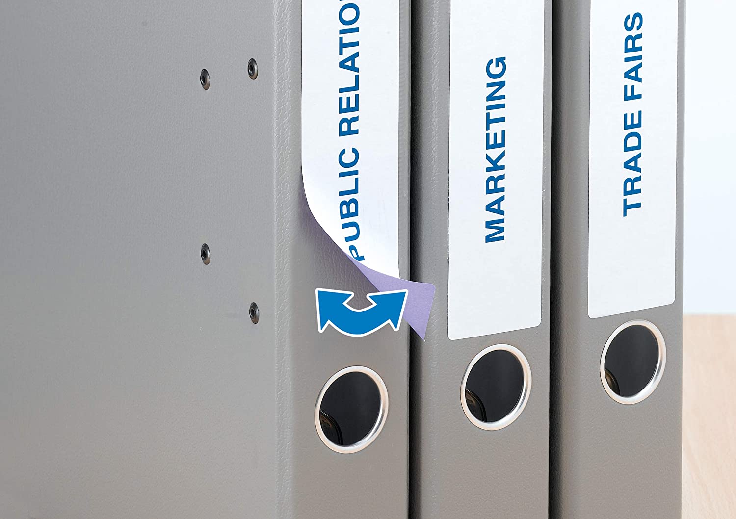 HERMA Self Adhesive Removable Spine Labels, 8 Labels per A4 Sheet, 25 Sheets, 192 x 34 mm, 200 Labels - Image 3