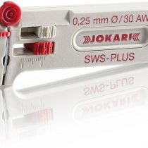 Jokari 40055 Mini-Precision Tool for Cable Stripping of Solid and Stranded Wires AWG 30, 0.25 mm Ø, Multi-Coloured