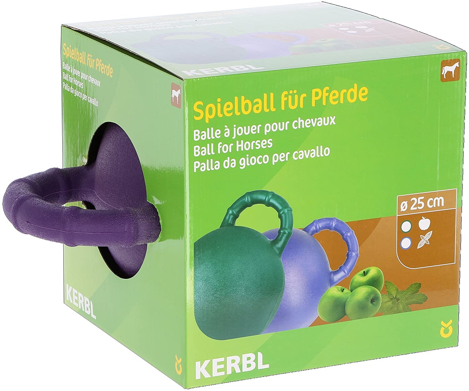 Kerbl Horsen Around 32389 Horse Playing Ball Purple with Mint Flavour, Minzgeschmack - Image 2