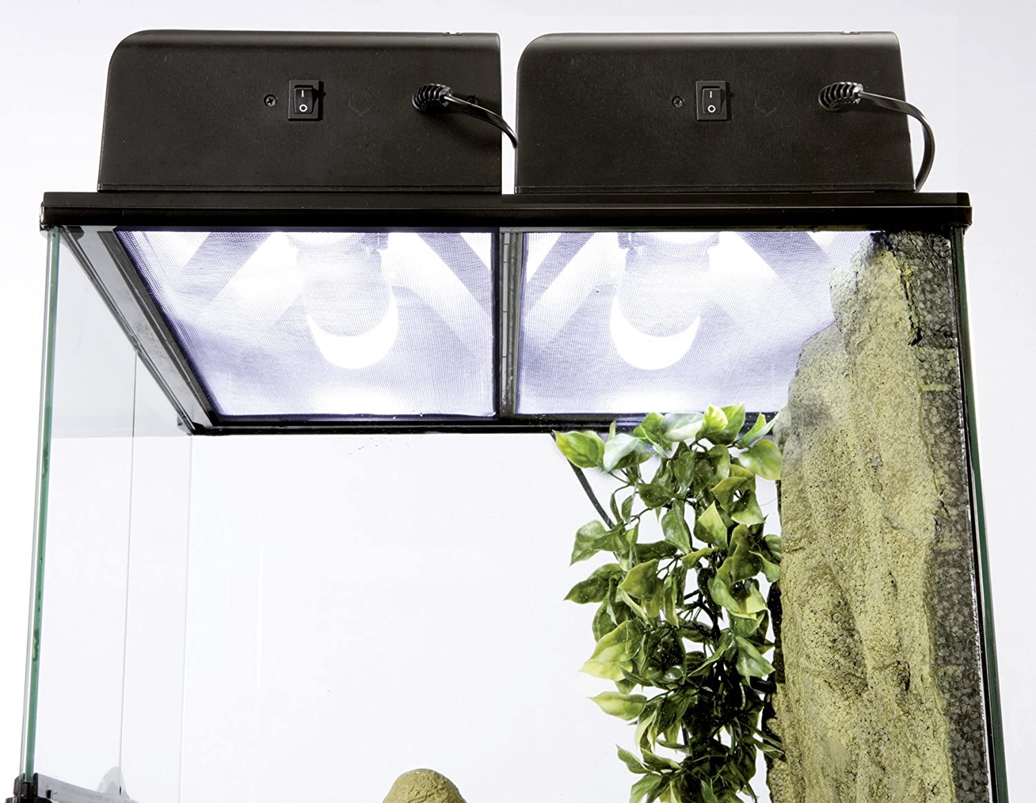 Exo Terra Large Compact Canopy Top,Black, White, 90cm - Image 4