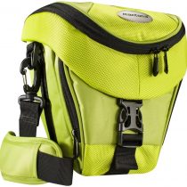 Mantona Colt SLR camera bag (universal bag incl. quick access, dust protector, carry strap and accessory compartment) light green