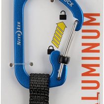Nite Ize SlideLock Key Ring - Aluminum SlideLock Key Ring - Aluminum - Blue, N/A