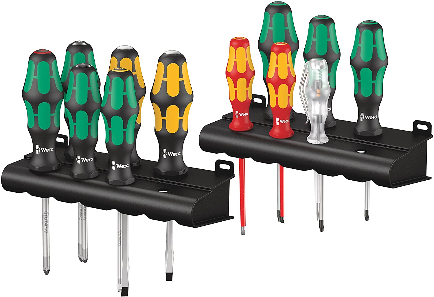 Kraftform Plus XXL 2 Artisan Screwdriver Set, 12 Piece, Black, /