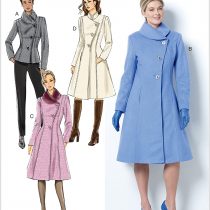 Butterick Patterns 6497 B5, Miss Petite Jacket and Coat,Sizes 8-16, Tissue, Multi-Colour, 17 x 0.5 x 22 cm