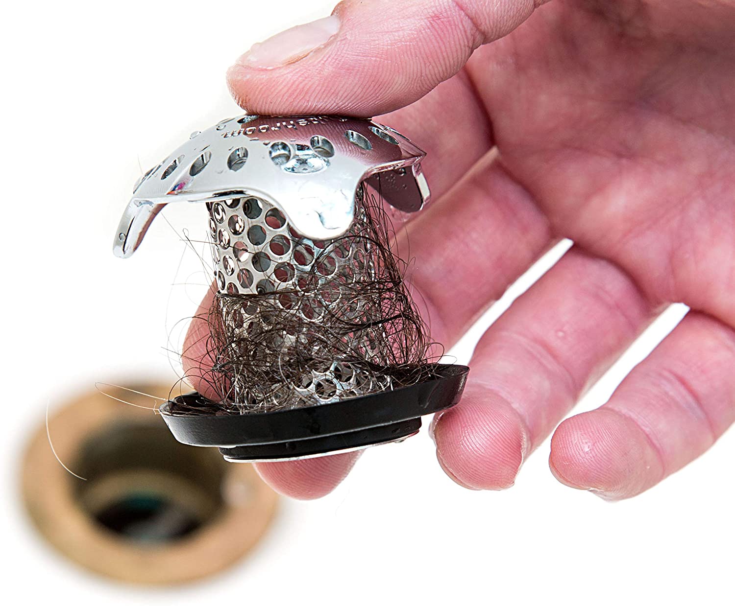 TubShroom Bathtub Hair Drain Catcher Stainless Steel, Standard - Image 2