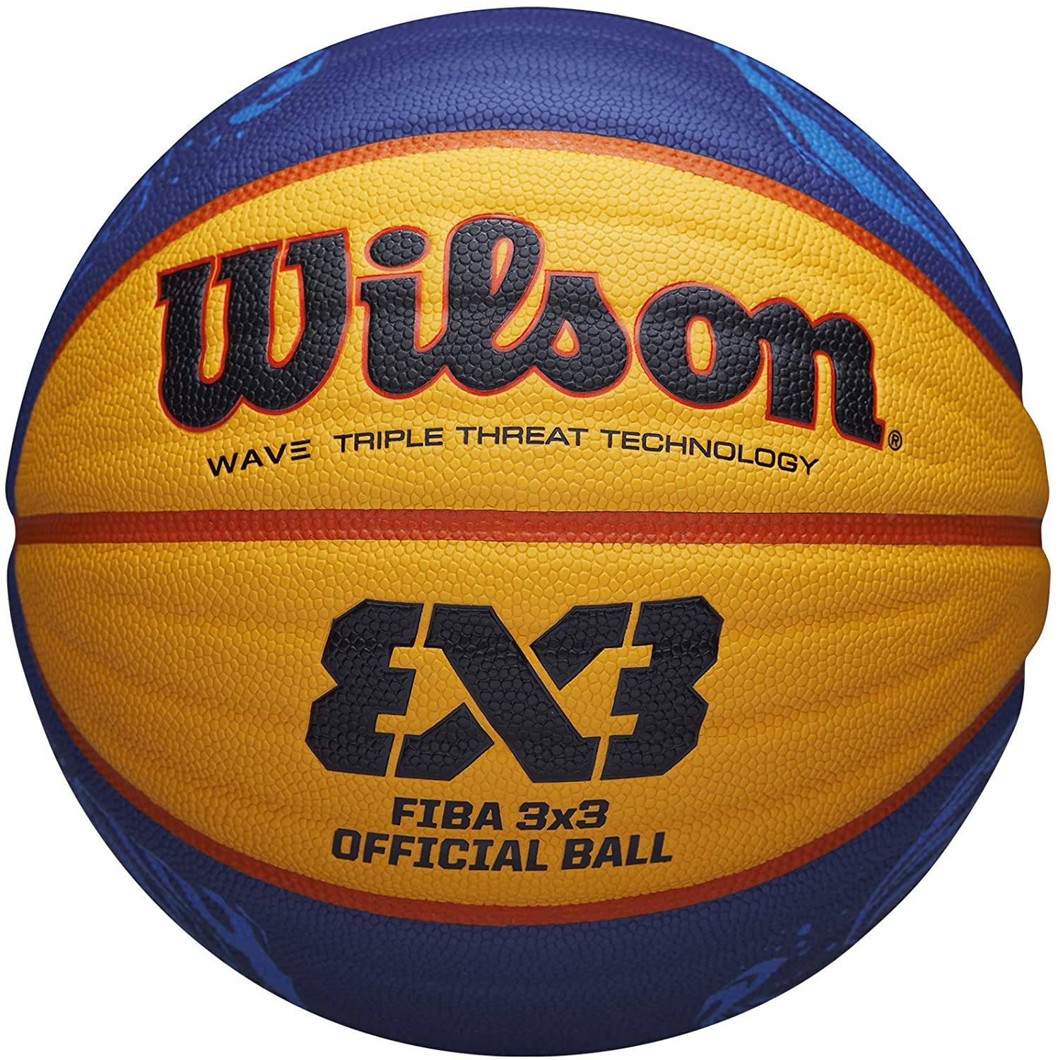 Wilson 3x3 Fiba Basketball, Unisex Adult, Yellow, 6, lemon tree, 6 Years