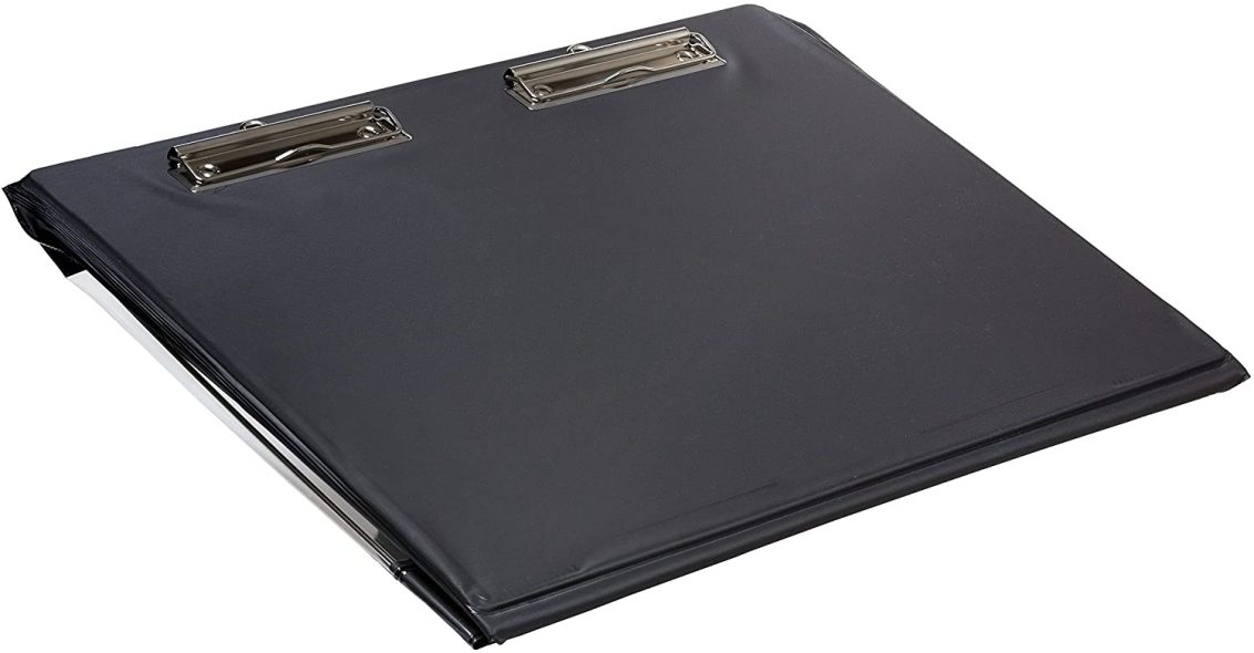 Paperdry A3 Landscape Black Waterproof Clipboard Premium PVC Material