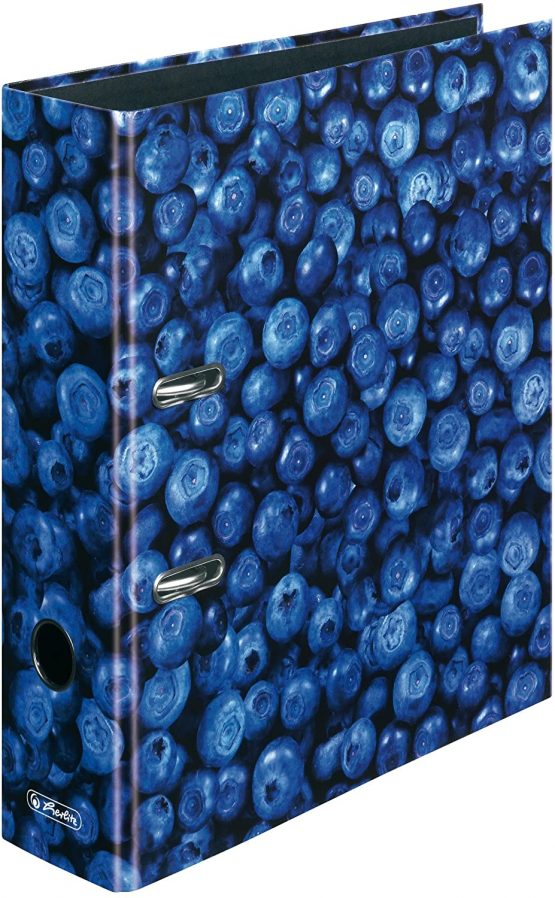 Herlitz 11080660 Folder with Blueberries Motif A4 8 cm