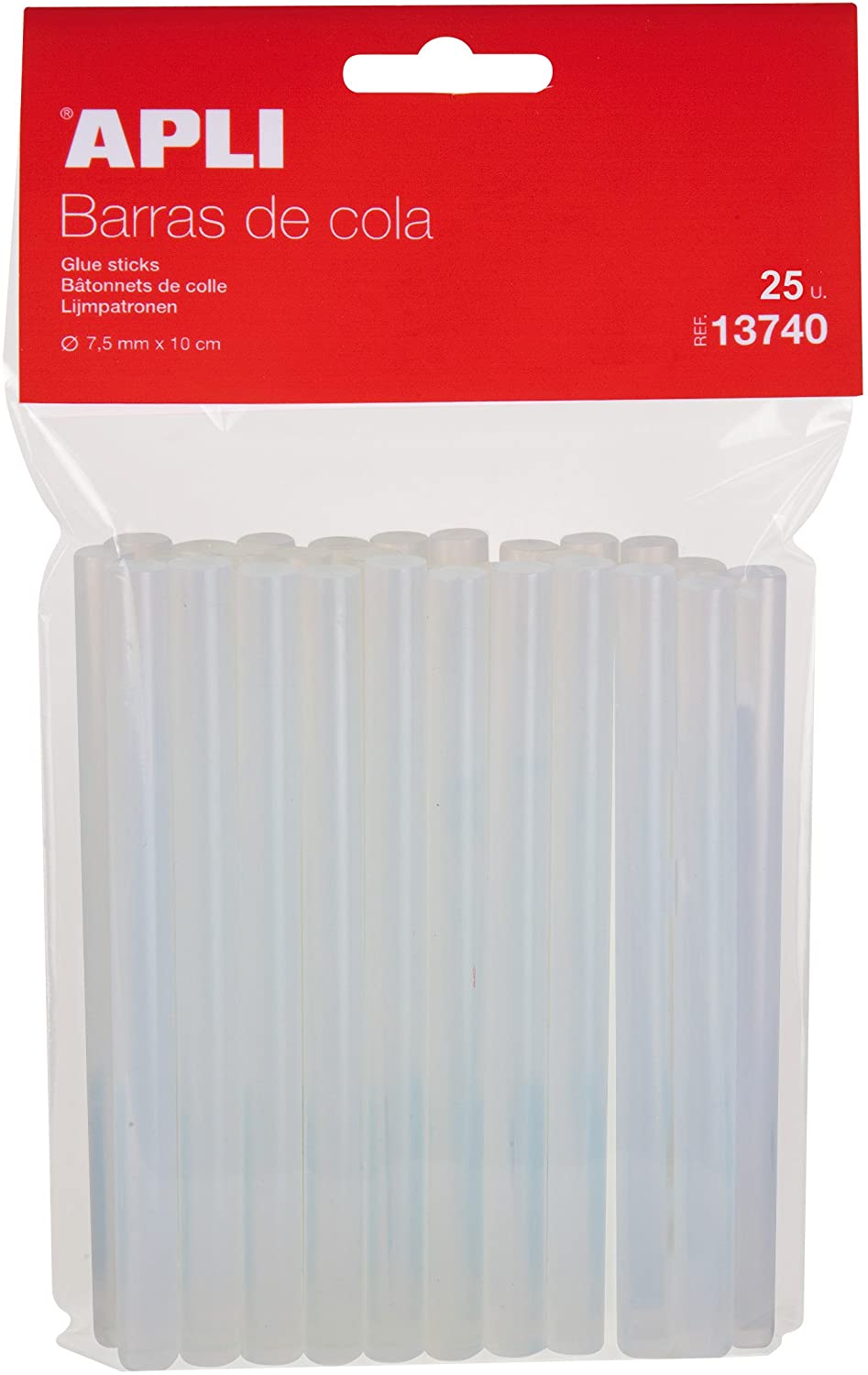 agipa 13740 7.5mm Diameter 100mm Glue Cartridge, multicoloured, 7.5 mm