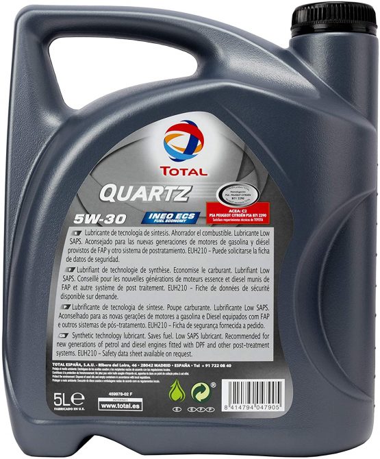 Total ACTOT5W305L 5W30 Engine Oil, 5L, 5 Liter - Image 4