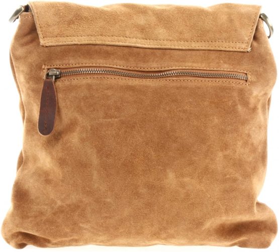 LECONI Shoulder Bag Suede + Genuine Cow Leather Used-Look Vintage Women + Men Handbag Leisure Cross-Body Handbag 29x29x6cm LE3027 - Image 4